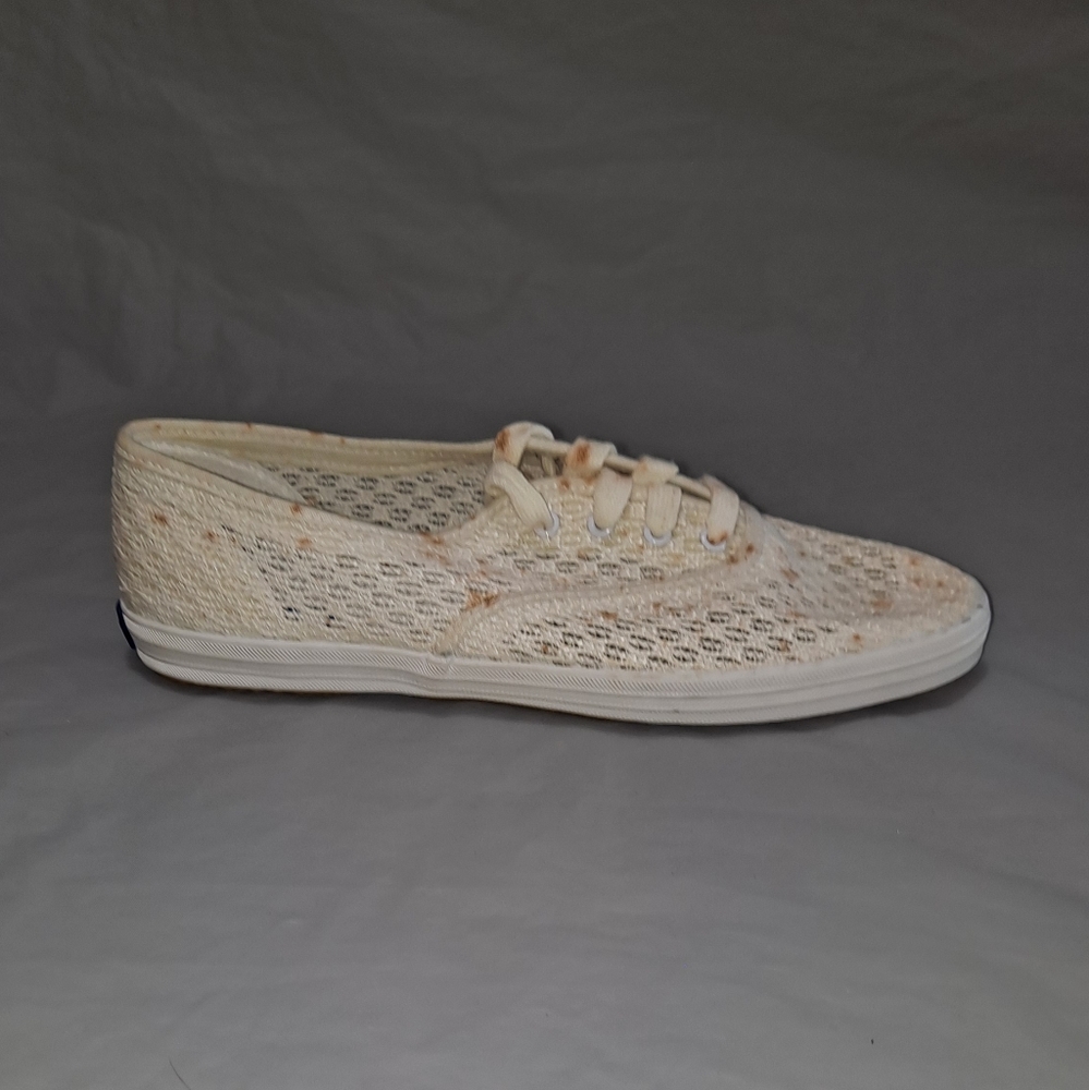 Keds womens sneakers size 7.5 white with rust